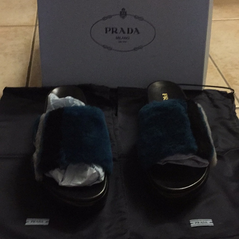 Authentic Prada platforms